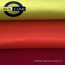 polyester brushed mesh fleece fabric for winter hoodie